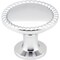 Elements 1-1/4" Diameter Polished Chrome Round Rope Detailed Lindos Cabinet Knob Z115PC - alternate 1